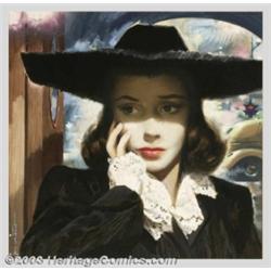 Jon Whitcomb (1906-1988) Original Magazine Story Illustration (1947)