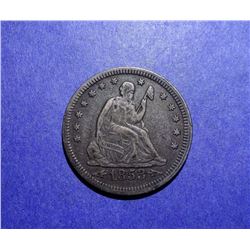 1853 Seated Liberty Quarter w/Arrows & Rays XF 45 RARE DATE