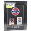 Image 1 : CONNOR MCDAVID PRE NHL CARD FRAMED