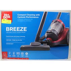 DIRT DEVIL BREEZE LIGHTWEIGHT CYCLONIC CANISTER