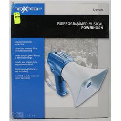 NEXTECH PREPROGRAMMED MUSICAL POWERHORN