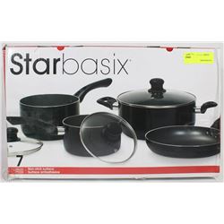 STARBASIX 7PC NON-STICK SURFACE COOKWARE SET