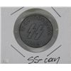 Image 1 : 1939 GERMAN NAZI SS KANTINEGELO 50 PFENNIG