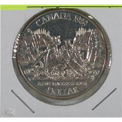 CANADA 1989 MACKENZIE RIVER DOLLAR