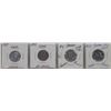 Image 1 : SHEET OF 4 CANADIAN NICKELS: 1944