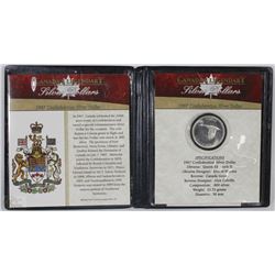 1967 RCM CONFEDERATION  SILVER DOLLAR IN CASE