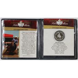 1975 RCM CALGARY SILVER DOLLAR IN CASE