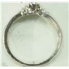 Image 3 : #12-STERLING SILVER DIAMOND RING