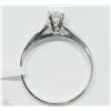 Image 2 : #16-14KT WHITE GOLD DIAMOND RING