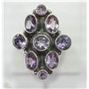 Image 1 : #18-STERLING SILVER AMETHYST RING