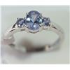 Image 1 : #27-STERLING SILVER TANZANITE RING