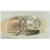 Image 2 : #42-10KT YELLOW -WHITE GOLD INITIAL "P''