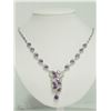 Image 2 : #43-STERLING SILVER AMETHYST & QUARTZ
