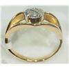 Image 2 : #49-10KT YELLOW WHITE GOLD DIAMOND RING