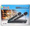 Image 1 : NEW K&K WIRELESS MICROPHONE AND RECEIVER SET