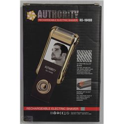 NEW AUTHORITY RECHARGEABLE ELECTRIC SHAVER