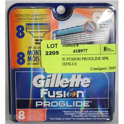 GILLETTE FUSION PROGLIDE 8PK BLADE REFILLS