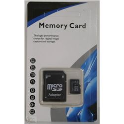 NEW 32GB MICRO SD CARD WITH ADAPTER