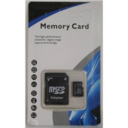NEW 32GB MICRO SD CARD WITH ADAPTER