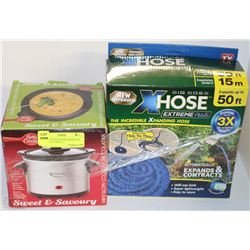 15M EXPANSION HOSE AND BETTY CROCKER FONDUE