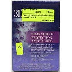 CREST 3D WHITE WHITENING STRIPS - STAIN SHIELD