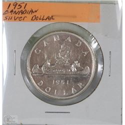 1951 CANADIAN SILVER DOLLAR