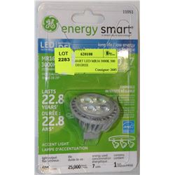 ENERGY SMART LED MR16 3000K 500 LUMEN 25 DEGREE