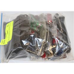 BAG OF ASSORTED POCKET KNIVES