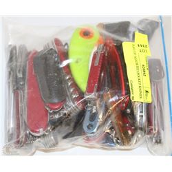 BAG OF ASSORTED POCKET KNIVES