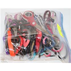 BAG OF ASSORTED SCISSORS