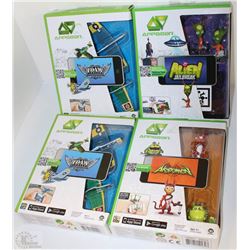 FLAT OF 4 NEW APP GEAR ,AKODOMON,ALIEN JAIL