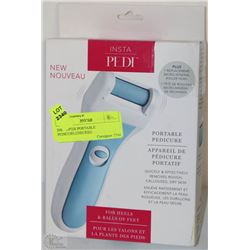 INSTA-PEDI PORTABLE PEDICURE, CHECKED