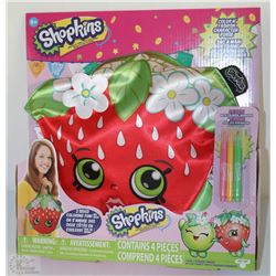 SHOPKINS COLOR N' FASHION CHARACTER PURSE