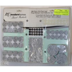 BUNDLE OF THREE,200PCS FELT PAD & BUMPER SELF