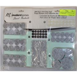 BUNDLE OF THREE,200PCS FELT PAD & BUMPER SELF