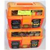 Image 1 : 2 FISHING TACKLE BOXES WITH NEW CONTENTS