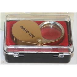 JEWELLERS MAGNIFIER IN CASE  30 POWER