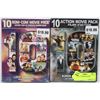 Image 1 : LOT OF TWO- 10 MOVIE PACKS