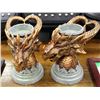 Image 1 : 2 DRAGON CANDLEHOLDERS