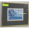 Image 1 : ARNIE FISK MATTED SIGNED PRINT FRAMED