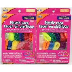 2PK ELMERS PLASTIC LACE KIT