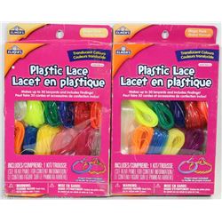 2PK ELMERS PLASTIC LACE KIT