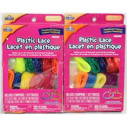 2PK ELMERS PLASTIC LACE KIT