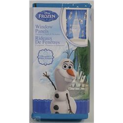 DISNEY'S FROZEN MICROFIBER WINDOW PANEL SET