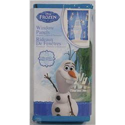 DISNEY'S FROZEN MICROFIBER WINDOW PANEL SET