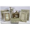 Image 1 : FLAT OF SILVER TONED MATCHING PICTURE FRAMES,