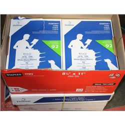 2 BOXES OF PLAIN WHITE COPY PAPER 8.5"X11"