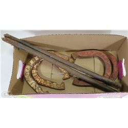 ANTIQUE HORSESHOE SET