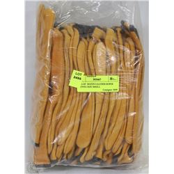 BAG OF  DOZEN LEATHER ROPER GLOVES SIZE SMALL