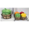 Image 1 : 7-PC FRESH CROP PEPPERS CERAMIC OVEN-TO-TABLE SET